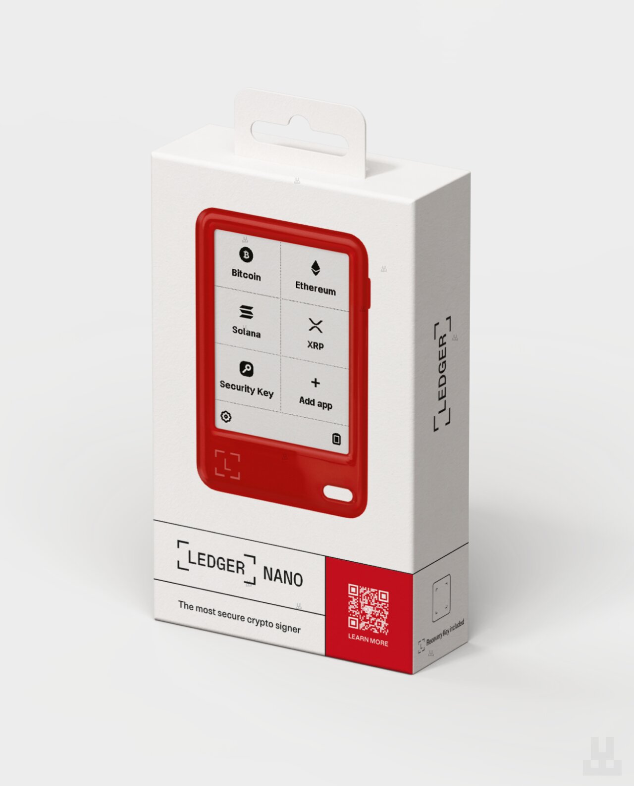 Ledger Nano Gen5 — Cherry Red 2 Ledger Nano Gen5 Cherry Red Main Photo Box