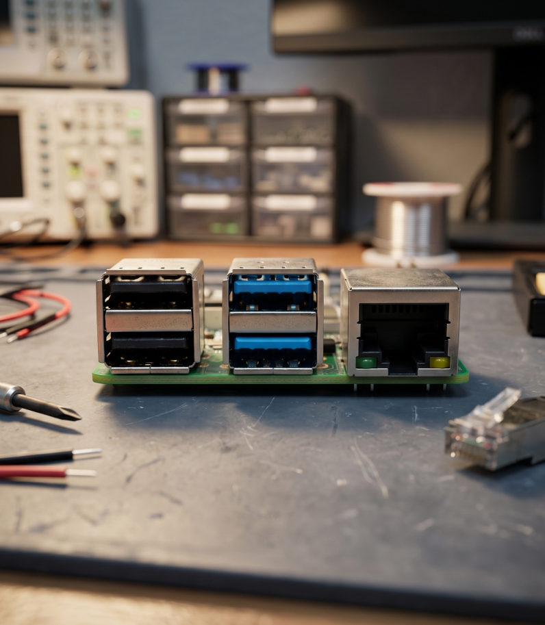 Raspberry Pi 4 ports