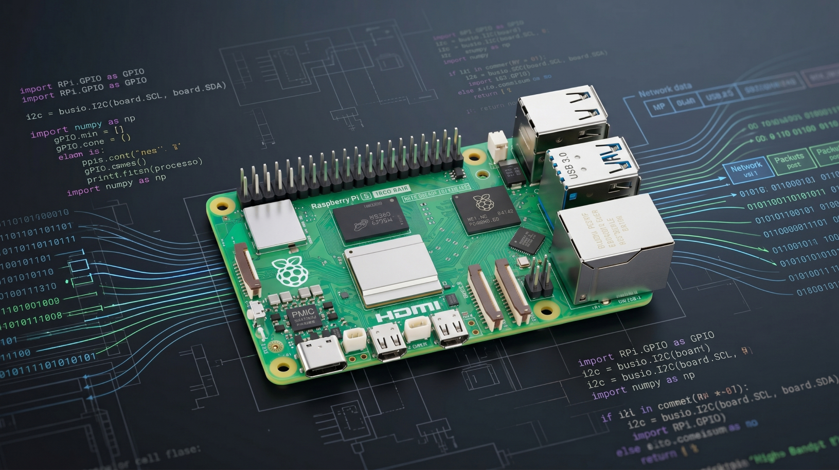 Raspberry Pi 5 Main Header Image