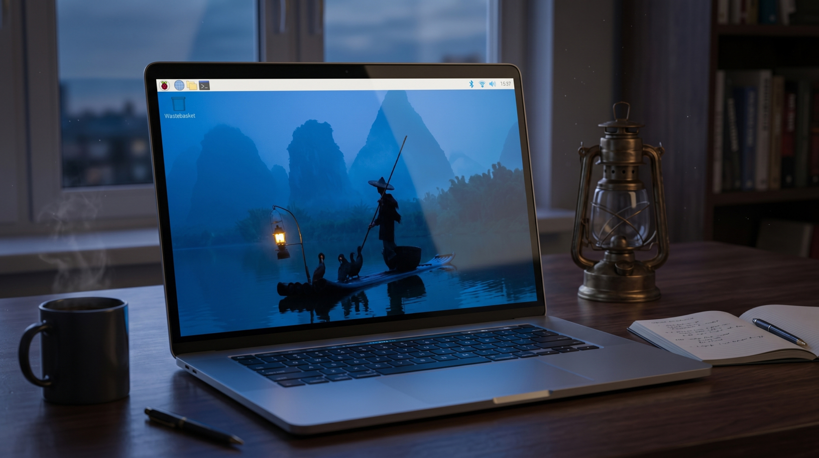 Raspberry Pi 5 OS on laptop