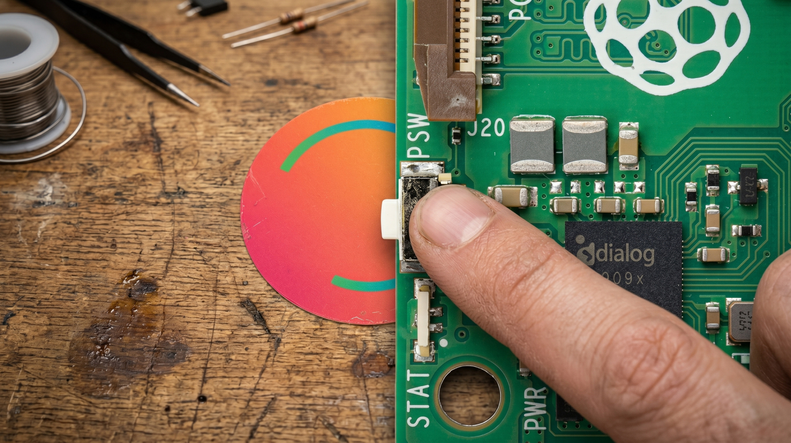 Raspberry Pi 5 Power button