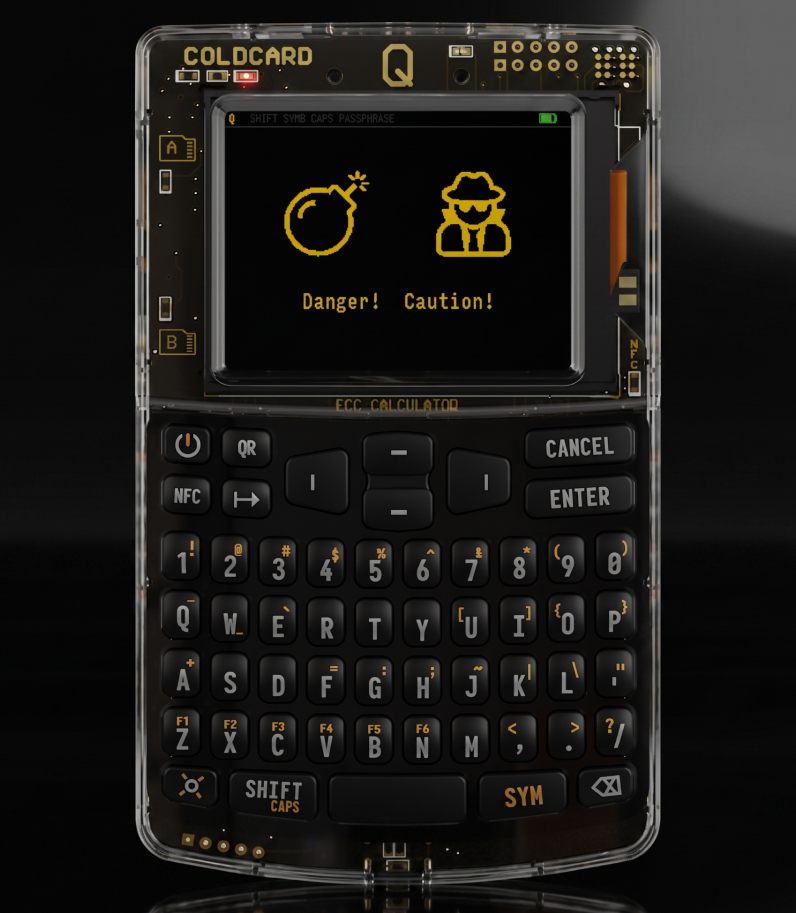 Coldcard Q Check for Genuity