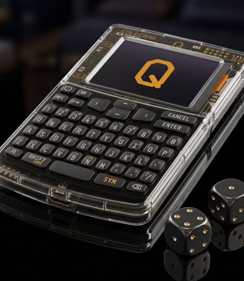 Coldcard Q Dice Roll Function