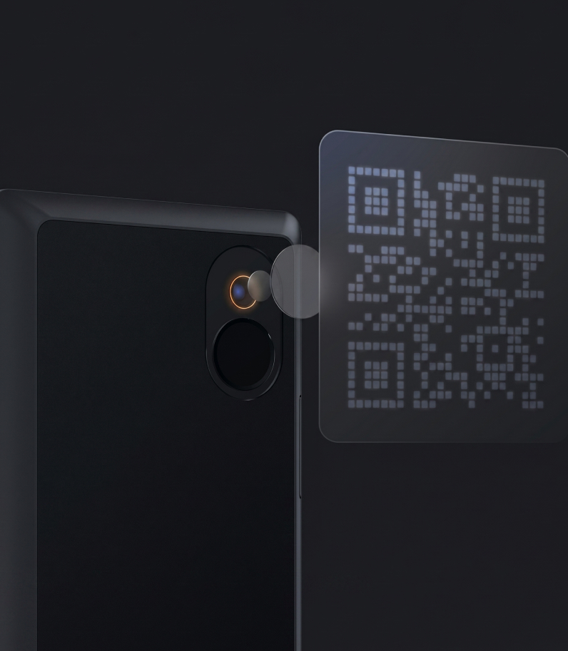 Keystone 3 Pro QR-code scan