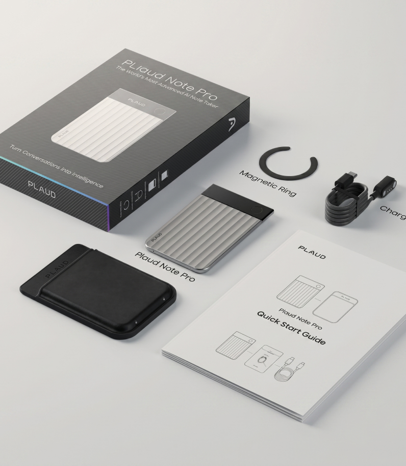 Plaud Note Pro In the Box
