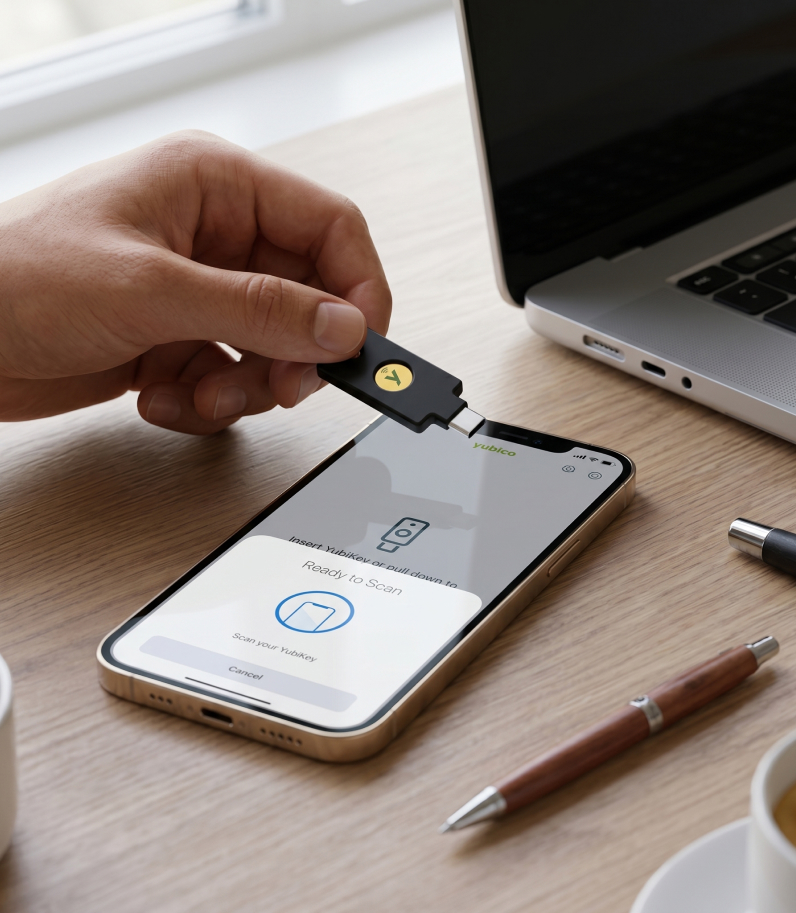Security Key C NFC by Yubico NFC Usage