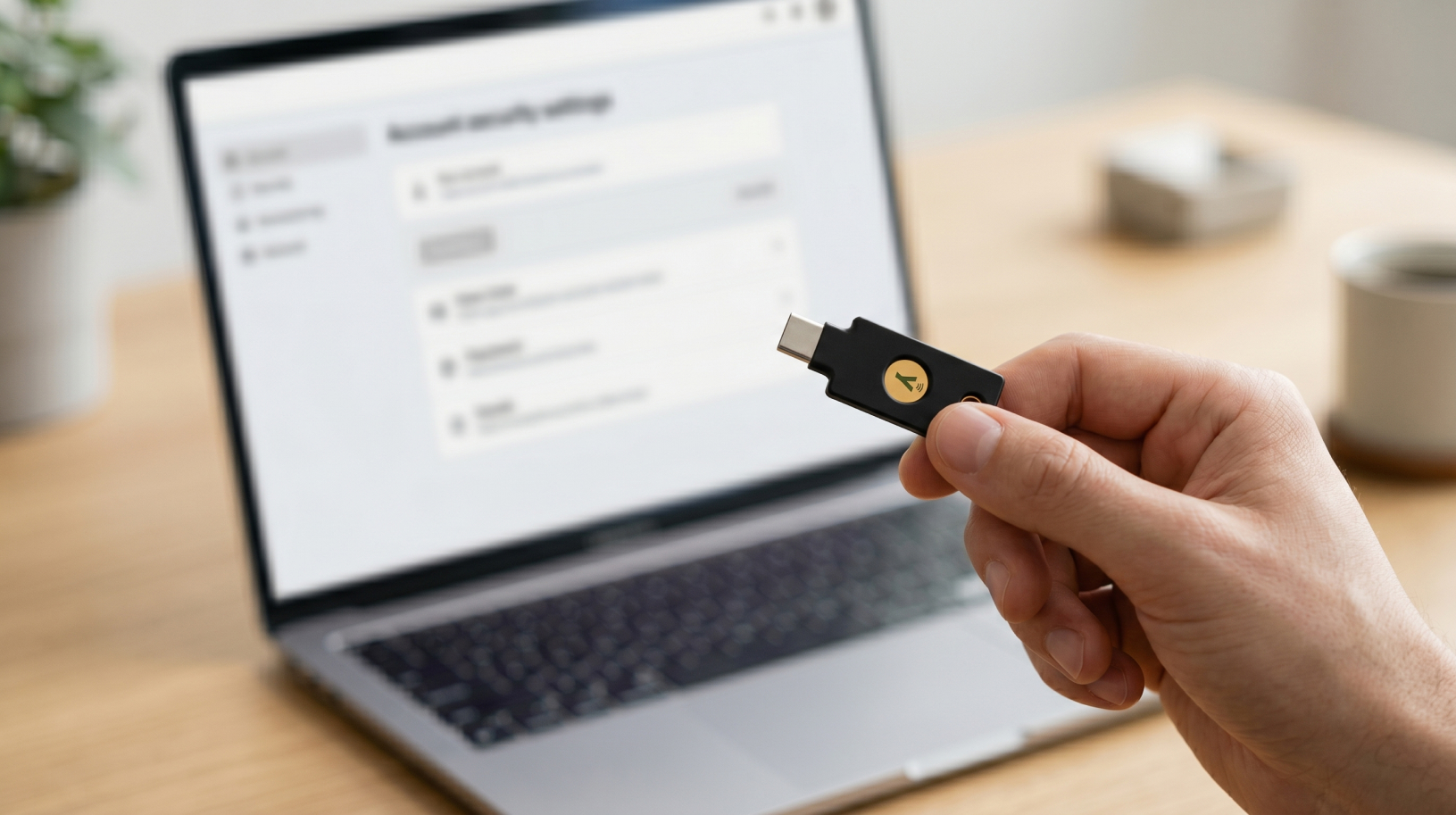 Security Key C NFC by Yubico Google Login