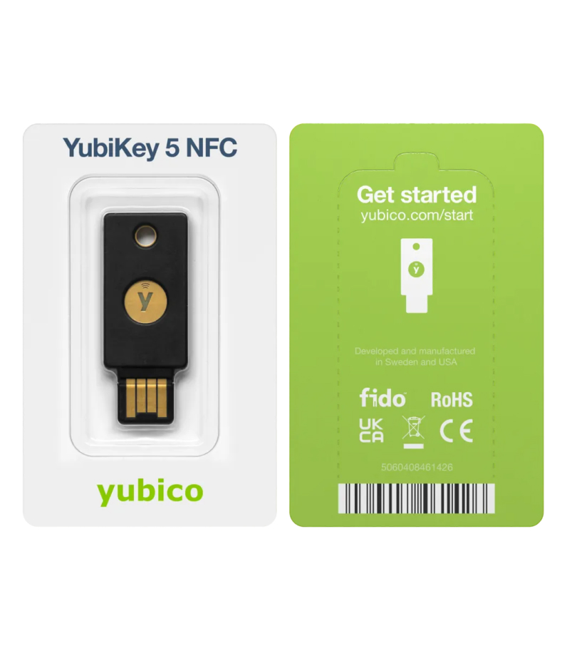 YubiKey 5 NFC у комплекті