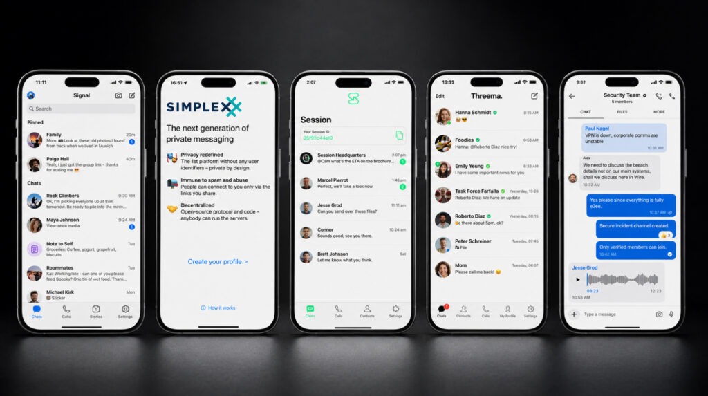 Best private messengers 2026: Signal, SimpleX, Session, Threema, and Wire