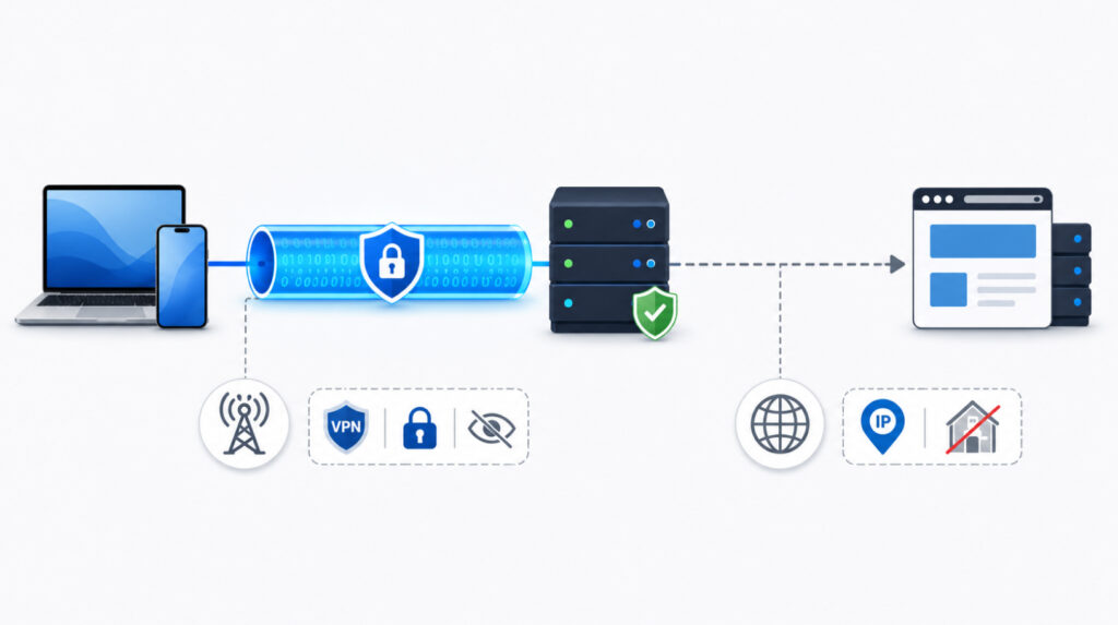 Що таке VPN: пристрій, зашифрований тунель, VPN-сервер та інтернет