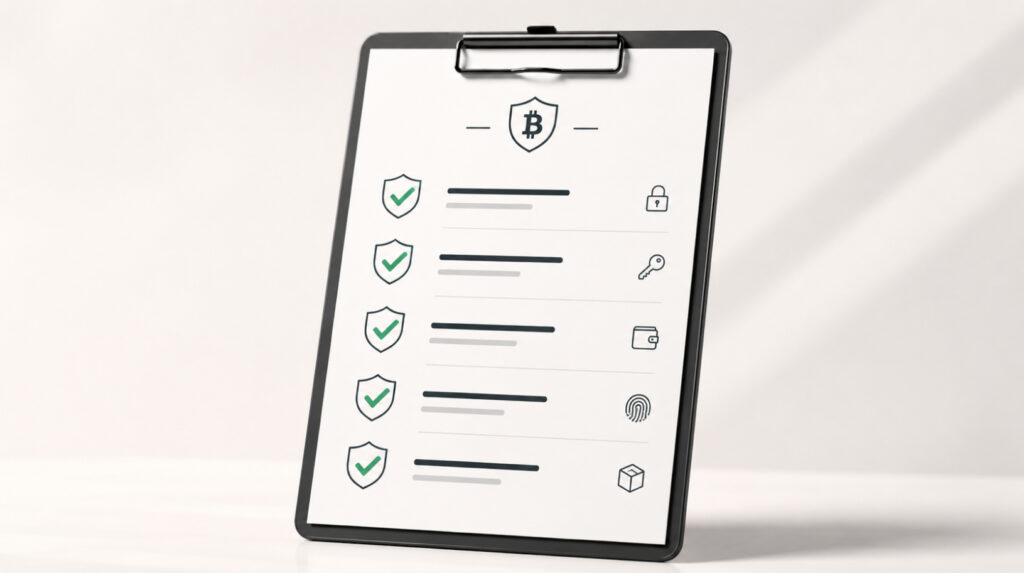 Wrench attack protection checklist for crypto holders