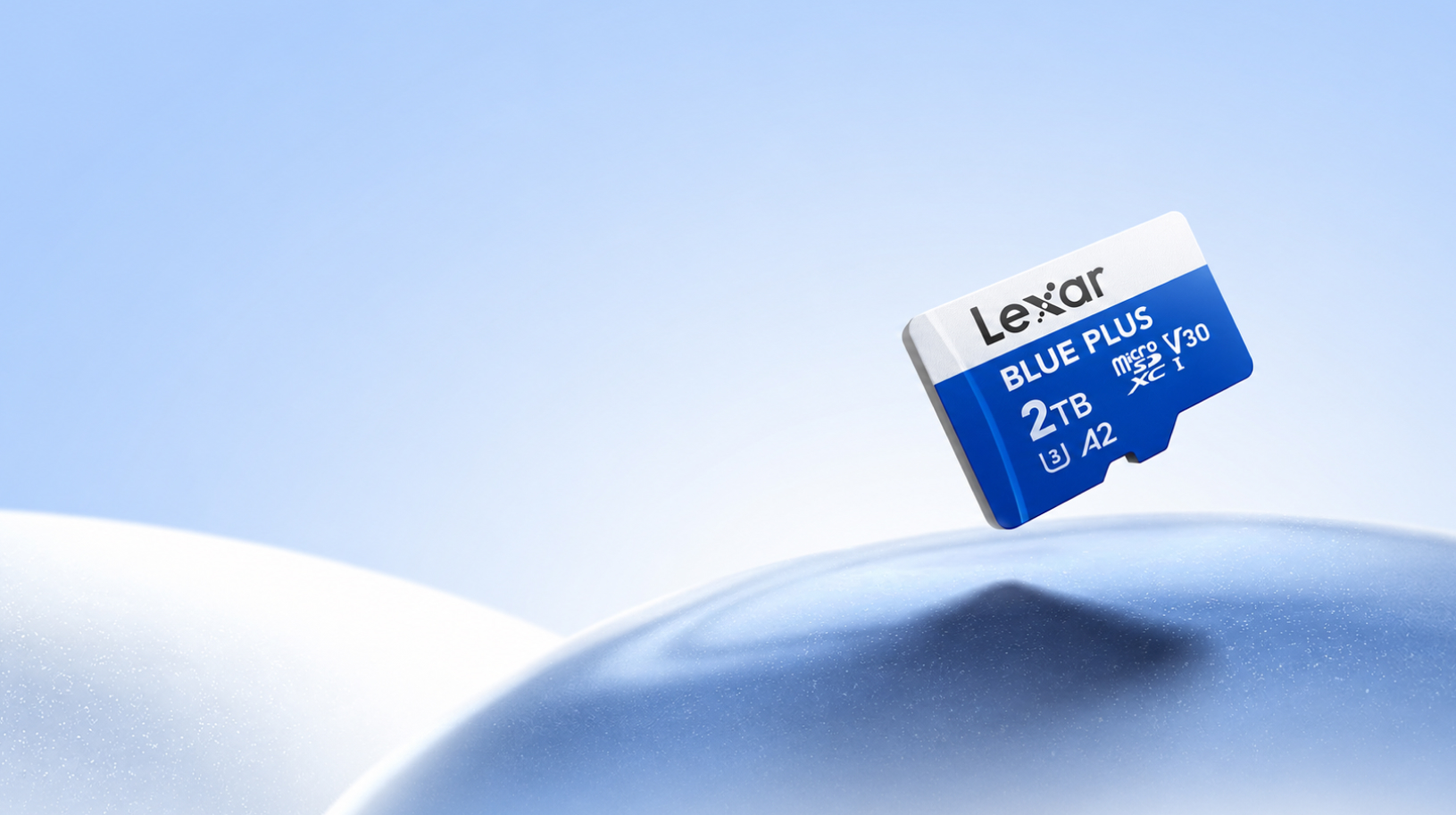 Lexar Blue Plus microSDXC Main Header Photo