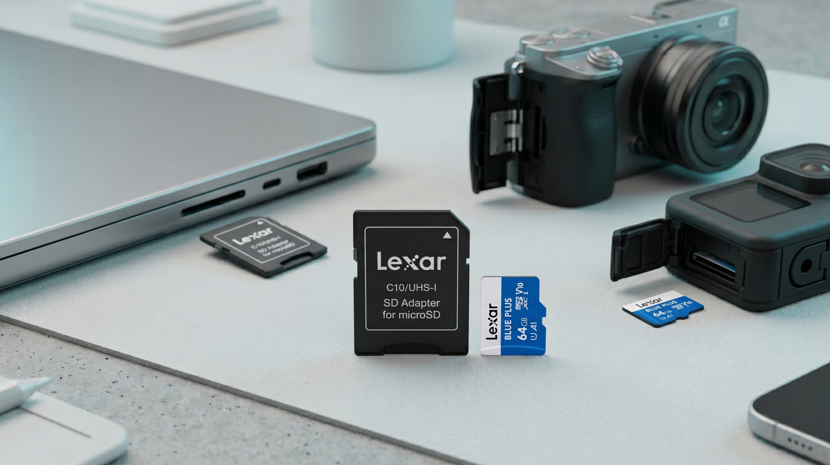 Lexar Blue Plus microSDXC Compatible With MicroSD