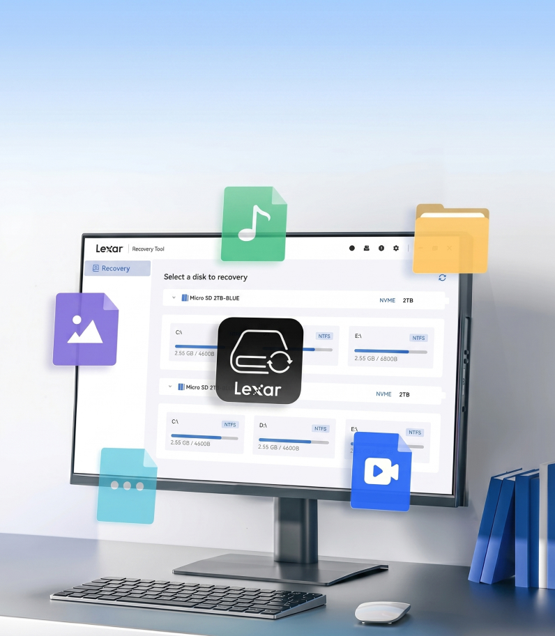 Lexar Blue Plus microSDXC Lexar Recovery Tool