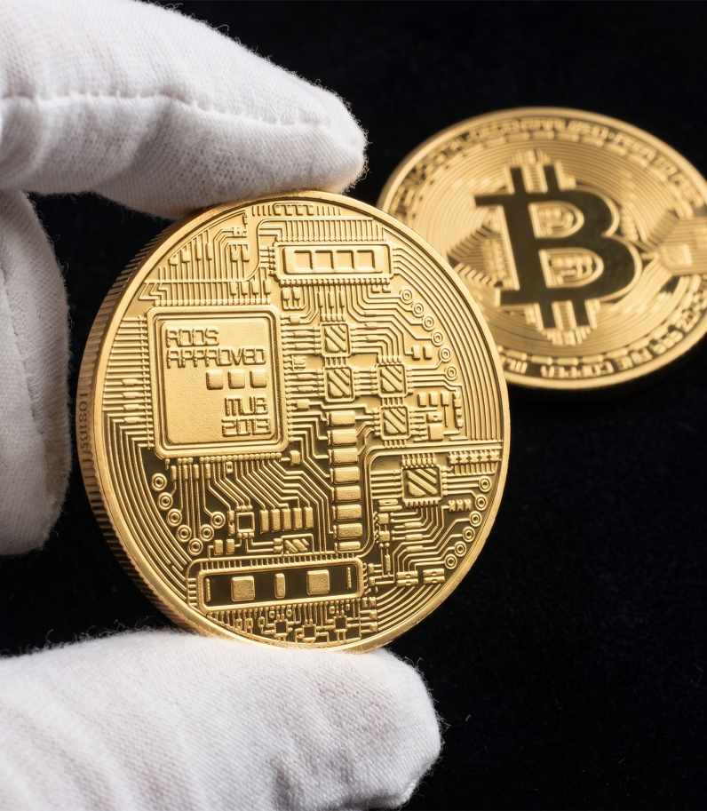 Сувенірна монета Bitcoin 5 Bitcoin Souvenir Coin Good Quality