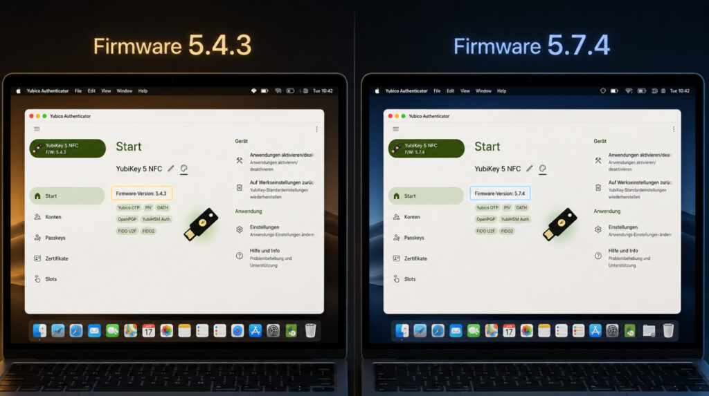 YubiKey 5.7+ як рекомендований вибір і YubiKey 5.4 FIPS для наявних впроваджень