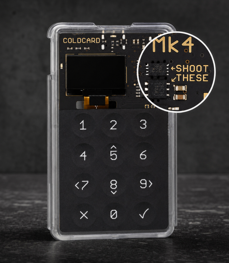 Coldcard MK4 Two Secure Elements