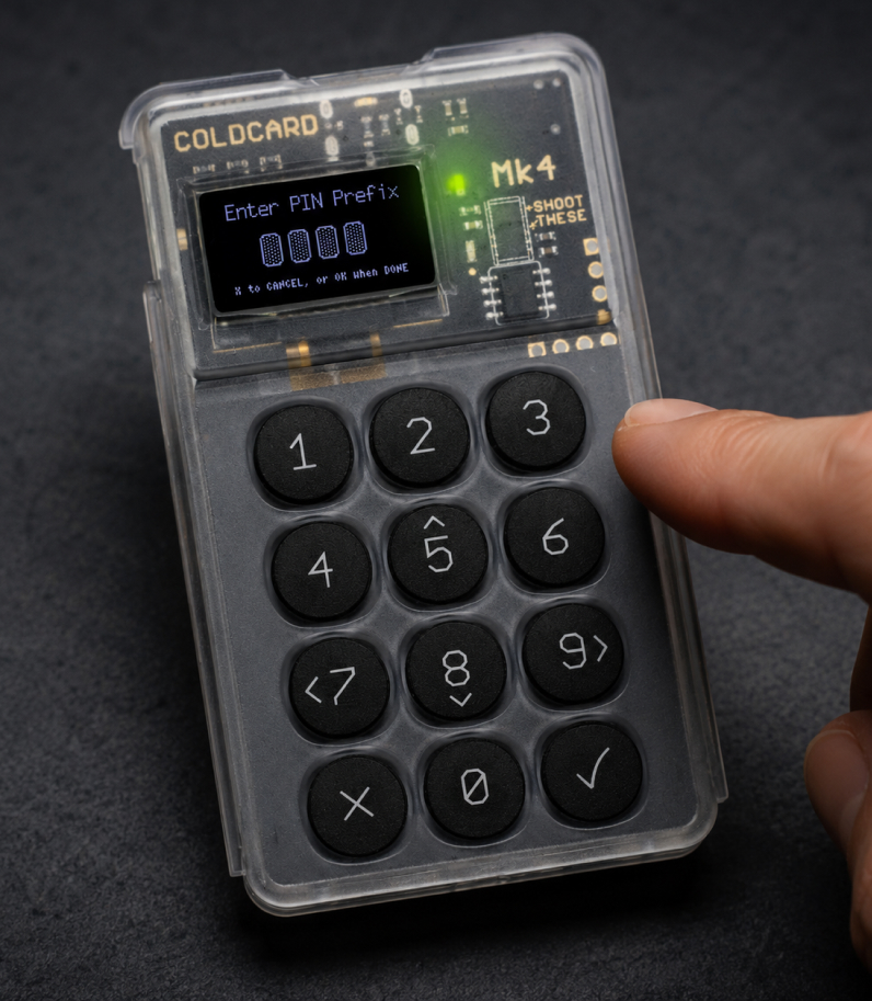 Coldcard MK4 Pin Code