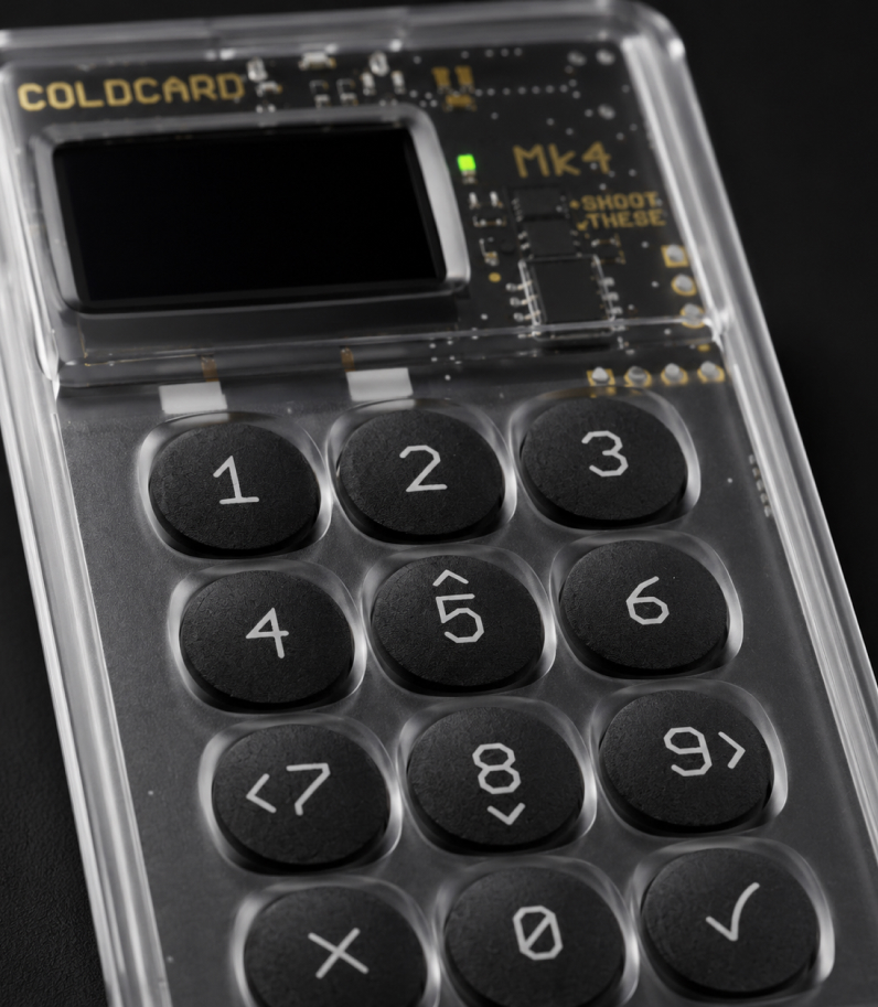 Coldcard MK4 Close Look