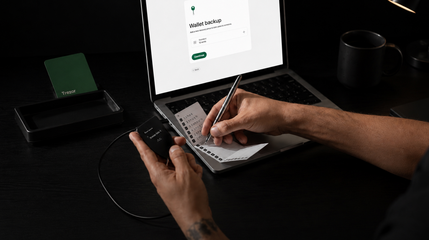 Trezor Safe 3 Secure Backup