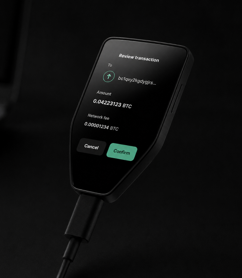 Trezor Safe 5 Secure transactions