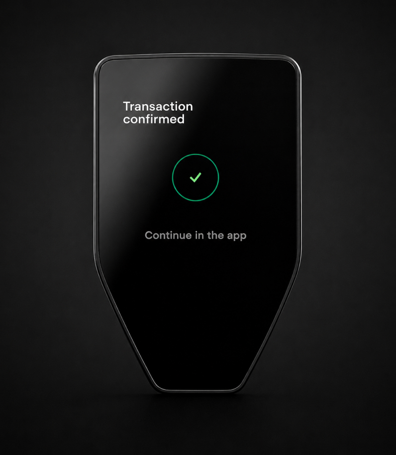 Trezor Safe 5 Haptic Feedback