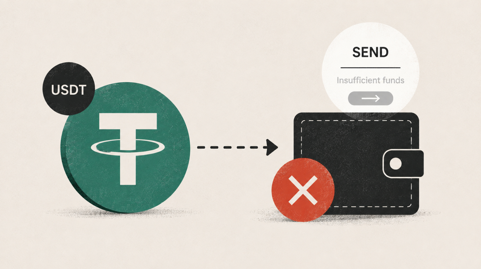 Can't Send USDT Main Header Image