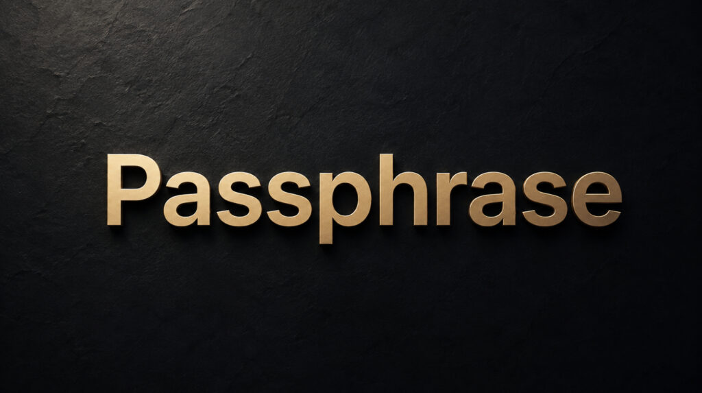 BIP-39 passphrase as an additional layer of protection for a Coldcard wallet