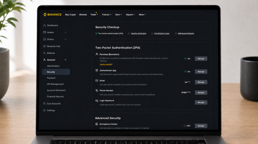Як підключити Ledger Security Key до криптобіржі