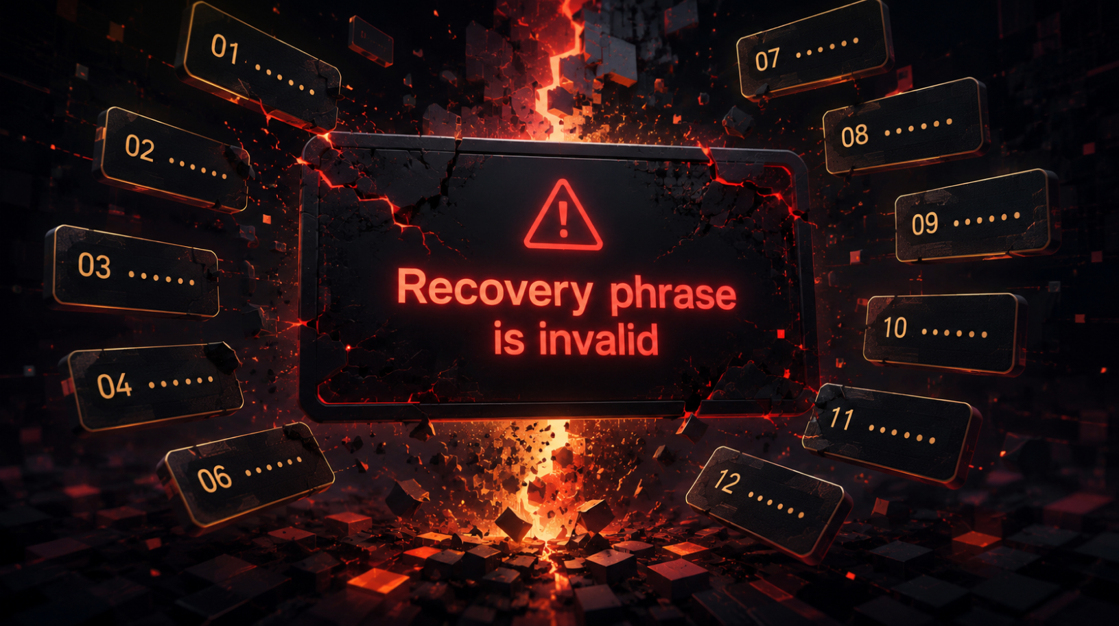 #Туторіал. Recovery phrase is invalid: чому гаманець не приймає seed-фразу 2 Recovery Phrase Is Invalid Guide Main Header Image