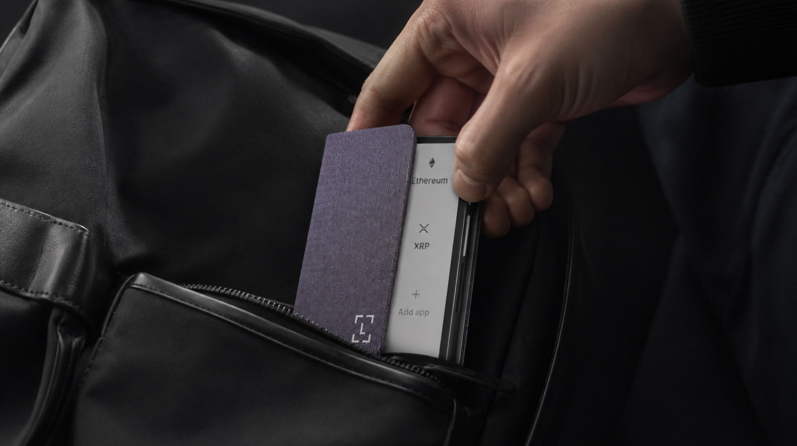 Ledger Stax Magnet Shell Party Aubergine For Trips