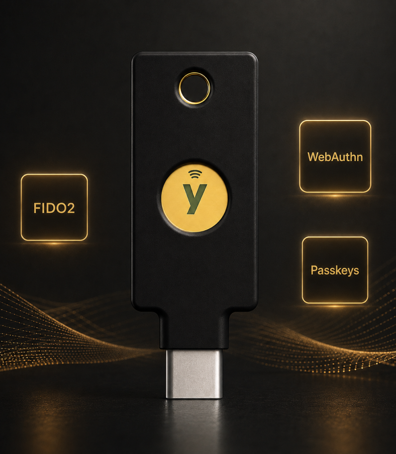 Yubikey 5C NFC FIPS Fido2 WebAuth Passkeys