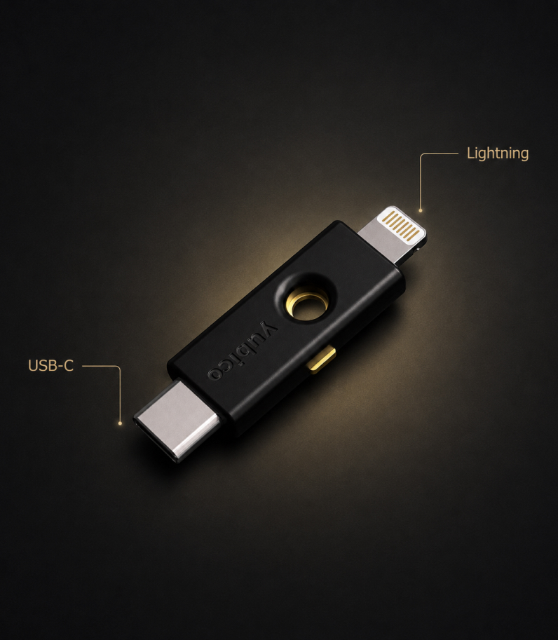 Yubikey 5Ci FIPS For USB-C And Lightning
