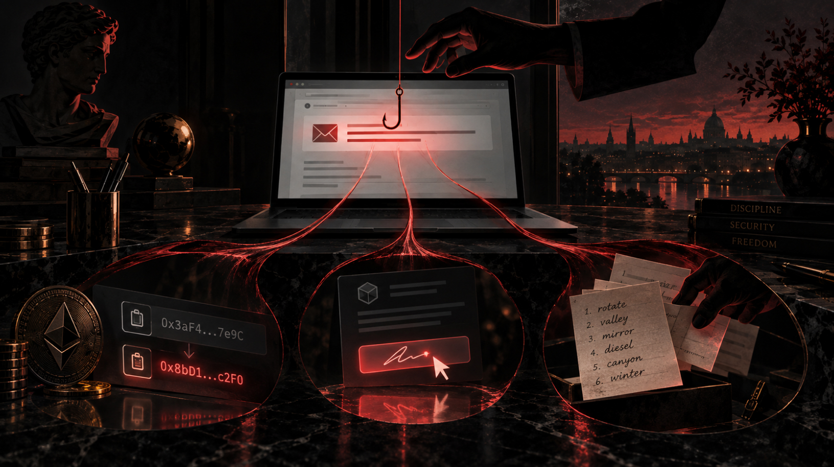 Crypto phishing: why an email from a legitimate domain can still be fake 1 Crypto Phishing Main Header Image