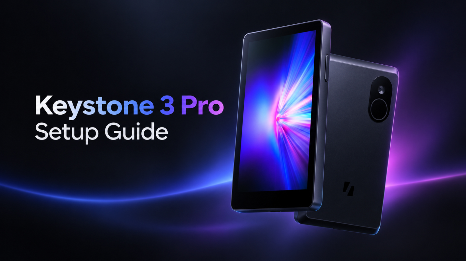 Keystone 3 Pro Setup Guide Main Header Image