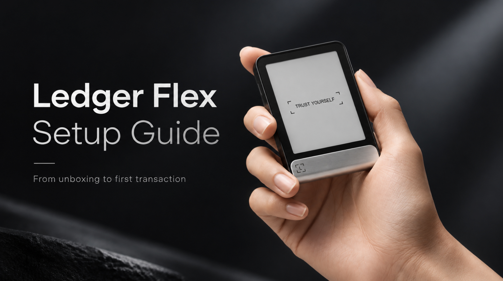 Ledger Flex Setup Guide Main Header Image
