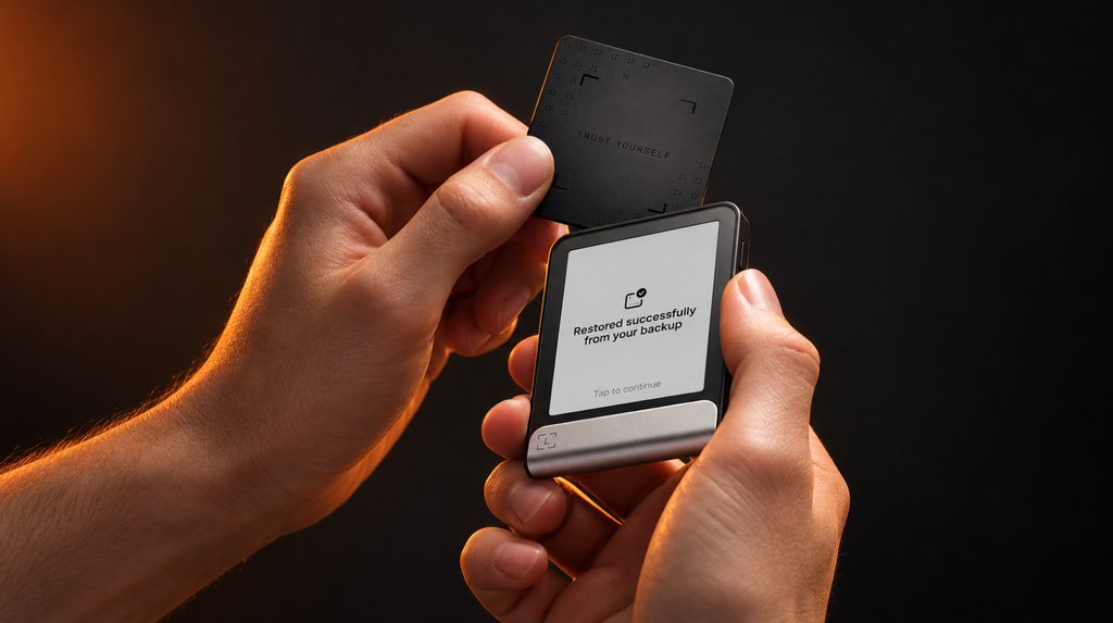 Ledger Recovery Key і Ledger Flex під час відновлення