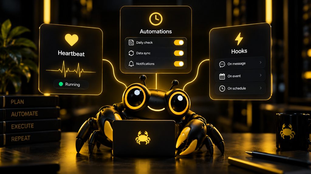 Heartbeat, Automations і Hooks в OpenClaw