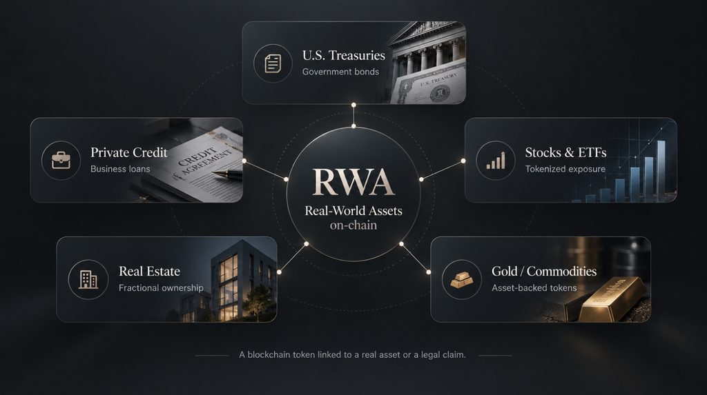 RWA в 2026 году: основные категории реальных активов on-chain