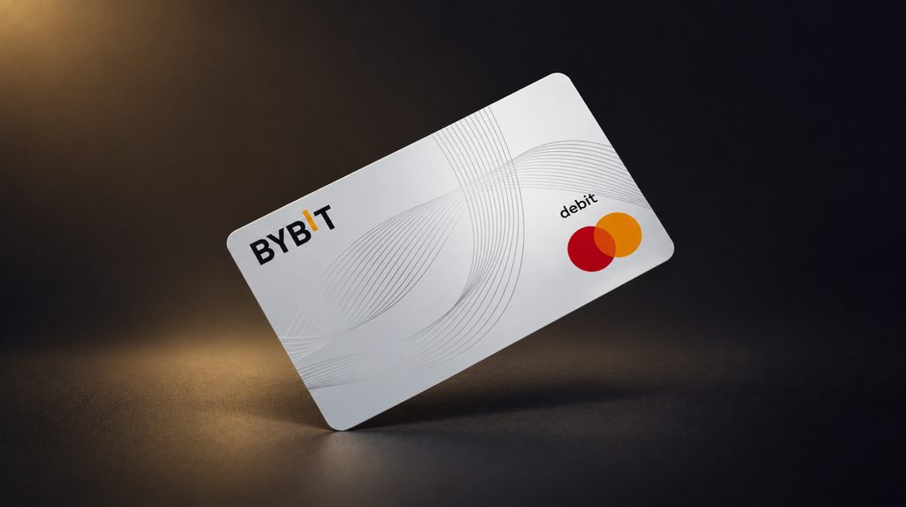 Біла картка Bybit Mastercard для оплати криптовалютою