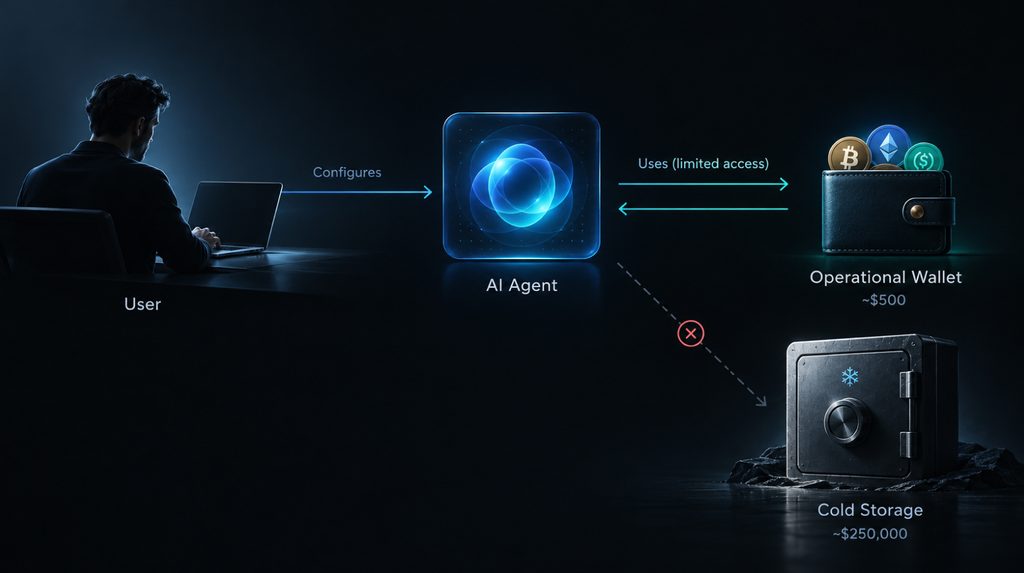 Кошелек для AI-агента и отдельный операционный баланс