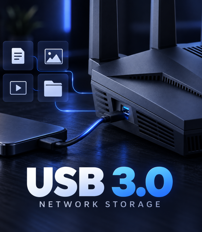 GL.iNet Flint 2 (GL-MT6000) 14 GL.iNet Flint 2 USB 3.0