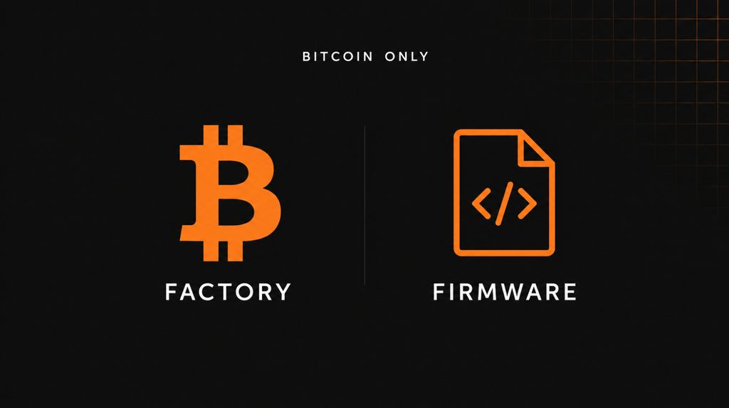 Заводський Bitcoin-only гаманець і встановлення прошивки: два варіанти вибору