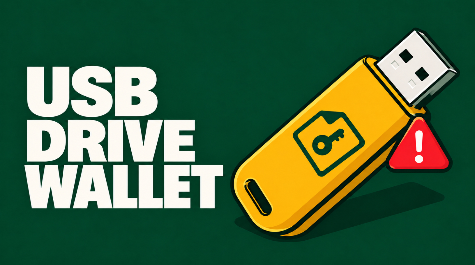Flash Drive As Hardware Wallet Main Header Image