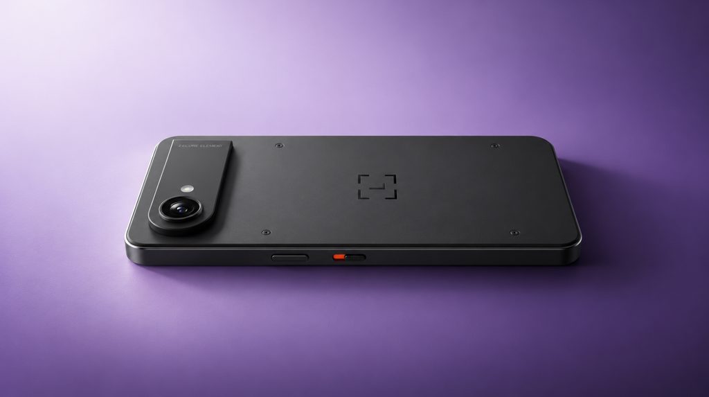 Задняя панель Ledger Atom с камерой и боковым переключателем