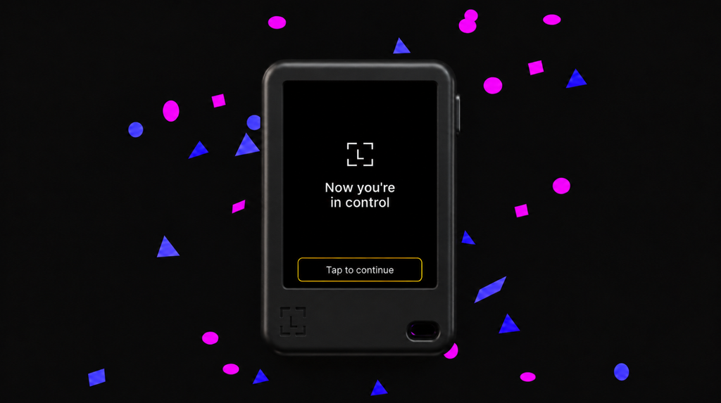 Now you’re in control screen after the initial Ledger setup
