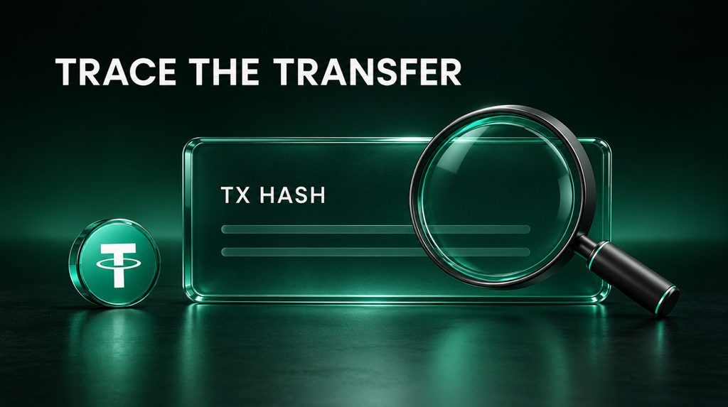 Tracing a mistaken USDT0 transfer using its transaction hash