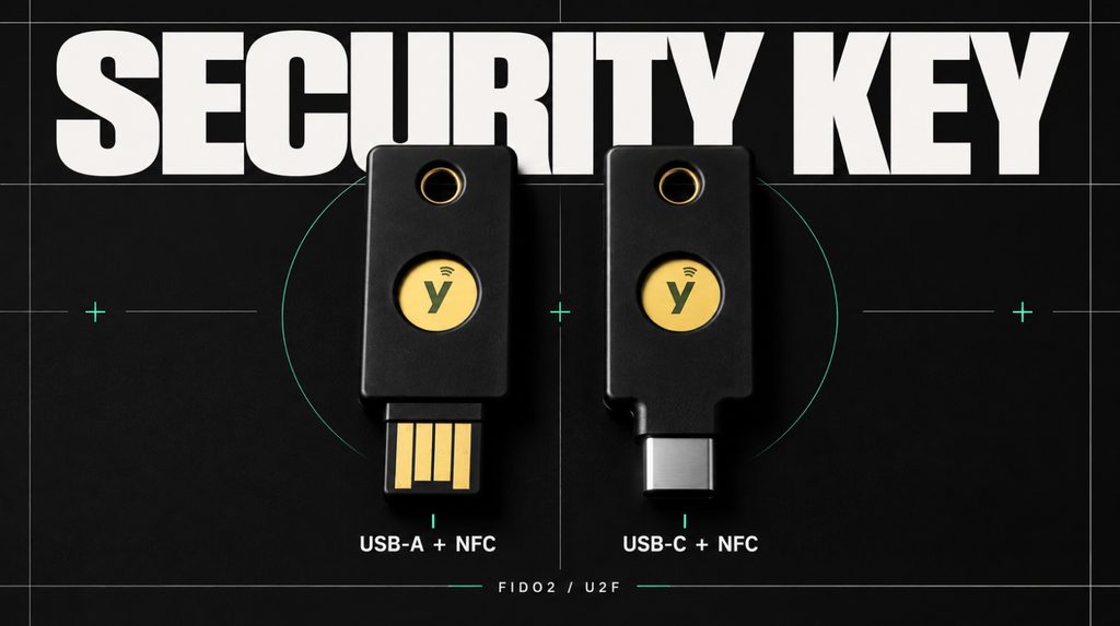 Security Key NFC с USB-A и Security Key C NFC с USB-C